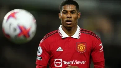 ماركوس راشفورد في مباراة في الدوري الإنجليزي