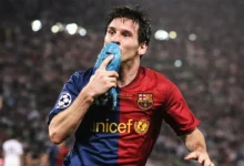 ليونيل ميسي بقميص برشلونة