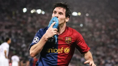 ليونيل ميسي بقميص برشلونة