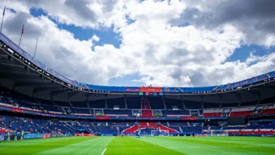 بارك دي برانس : ملعب باريس سان جيرمان الأكثر ربحية في أوروبا 1 منظر داخلي لملعب بارك دي برانس، ملعب باريس سان جيرمان