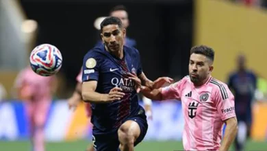 إنتر ميامي يختفي أمام باريس سان جيرمان و يودع كأس العالم للأندية بخسارة قاسية 8 مباراة إنتر ميامي ضد باريس سان جيرمان في كأس العالم للأندية