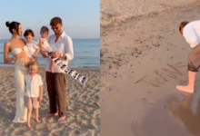 جيمس ماديسون يعلن انتظاره لتوأم جديد في فيديو مؤثر على الشاطئ 12 جيمس ماديسون وكينيدي أليكسيا يعلنان انتظارهما لتوأم جديد على شاطئ روما