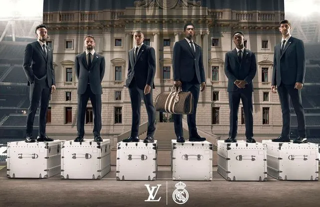 ريال مدريد يتعاون مع لويس فويتون لإطلاق أزياء رسمية فاخرة