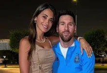من هي أنتونيلا روكوزو زوجة ليونيل ميسي 15 أنتونيلا روكوزو تقف بجانب زوجها ليونيل ميسي