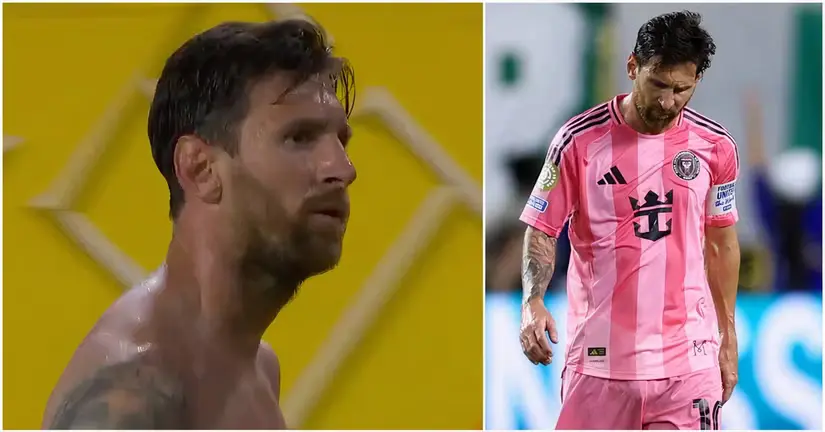 ميسي يغادر الملعب غاضبًا بعد تعادل إنتر ميامي ضد بالميراس