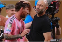 ميسي وماسكيرانو خلال تدريب إنتر ميامي