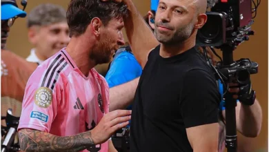 هل يستطيع ميسي الغاضب أن يقود إنتر ميامي لإقصاء باريس سان جيرمان من كأس العالم للأندية؟ 9 ميسي وماسكيرانو خلال تدريب إنتر ميامي