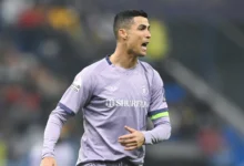 كريستيانو رونالدو في مباراة مع نادي النصر السعودي