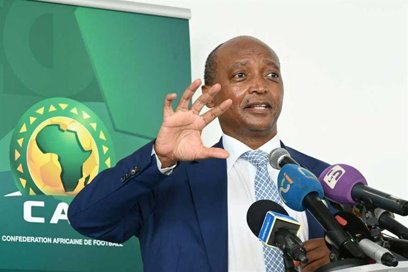 باتريس موتسيبي خلال حضوره افتتاح كأس إفريقيا للأمم للسيدات بالمغرب