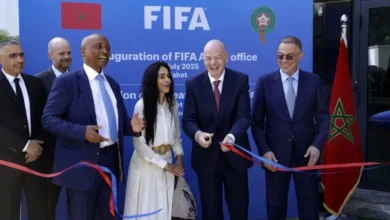 افتتاح مكتب إفريقيا للفيفا في سلا يعزز مكانة المغرب كقوة كروية عربية وعالمية 1 جياني إنفانتينو وفوزي لقجع يفتتحان مكتب إفريقيا للفيفا في سلا