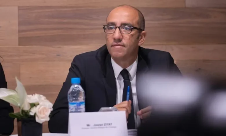 جواد زيات رئيس الرجاء البيضاوي الجديد خلال الجمع العام في الدار البيضاء