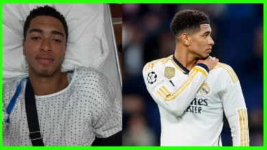 بيلينغهام يطمئن جماهير ريال مدريد: "أراكم قريبًا بعد العملية" 7 جود بيلينغهام يطمئن جماهير ريال مدريد بعد عملية جراحية في لندن