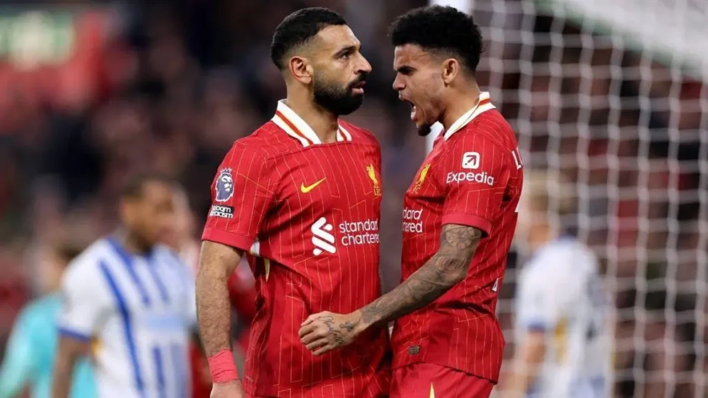 محمد صلاح يودع لويس دياز برسالة مؤثرة على إنستغرام