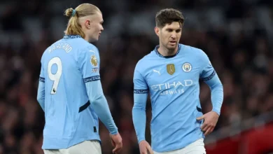 جون ستونز يعترف بتفوق أرسنال ويؤكد رغبة مانشستر سيتي في العودة 5 مدافع الإنجليزي جون ستونز خلال مشاركته في تدريبات مانشستر سيتي استعدادا للموسم الجديد 2025-2026