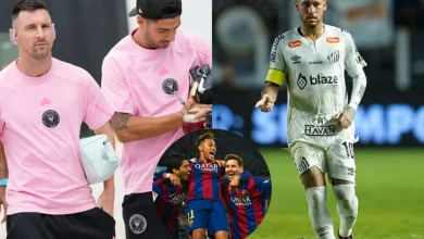 حلم العودة إلى الماضي الذهبي: إنتر ميامي يخطط لجمع ميسي وسواريز ونيمار من جديد 1 ميسي وسواريز ونيمار بقميص برشلونة