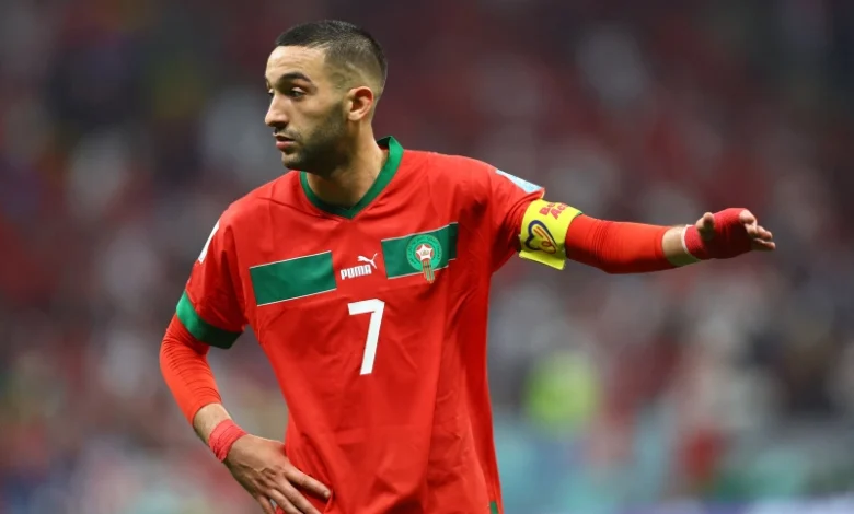 حكيم زياش يشارك في تدريبات الوداد الرياضي استعداداً للمنتخب